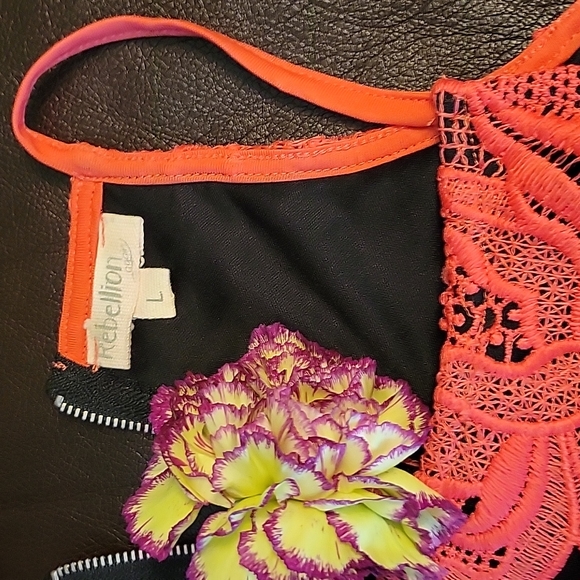 Rebellion Dress L Red and Black - Picture 7 of 10